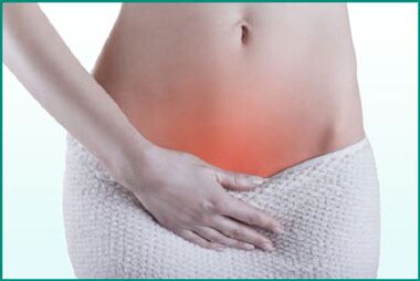 Dor no perineo nunha muller con cistite